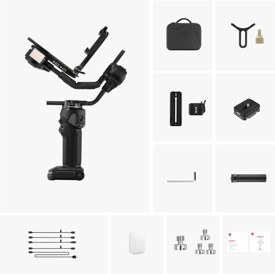 ZHIYUN Crane 4 3 Axis Gimbal Stabilizer - Image 12