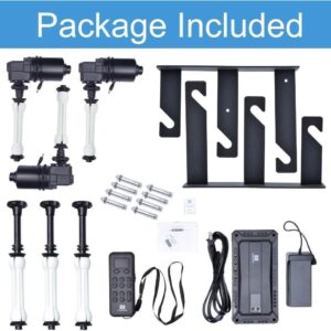 3 Roller Electric Automatic Motorized Background Backdrop Holder Mount Photography Studio