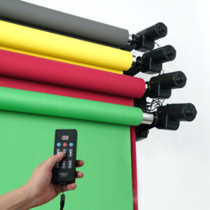 4 Roller Electric Automatic Motorized Background Backdrop Holder
