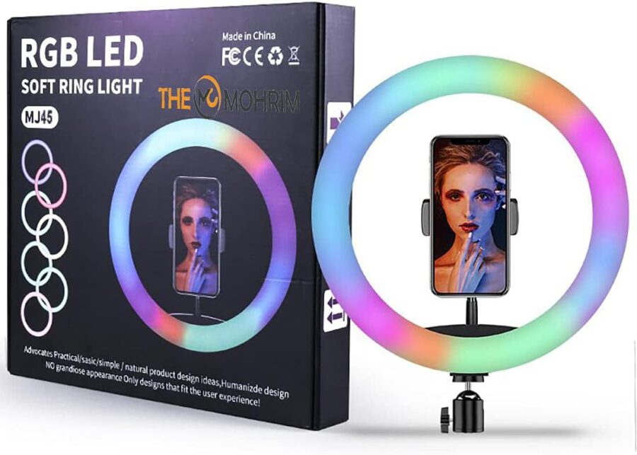 18inch MJ45 RGB LED Ring Light Photography Light Video Light - Image 5