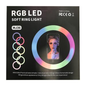 14inch MJ36 RGB LED Ring Light Photography Light Video Light