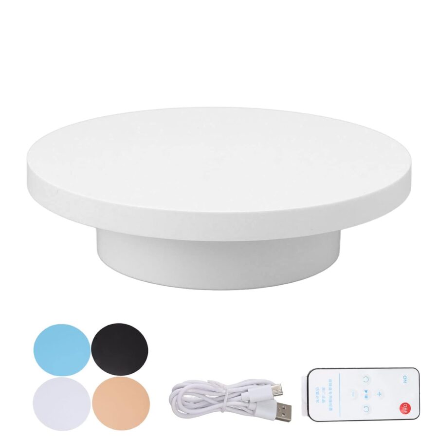 Electric Turntable Product Photography