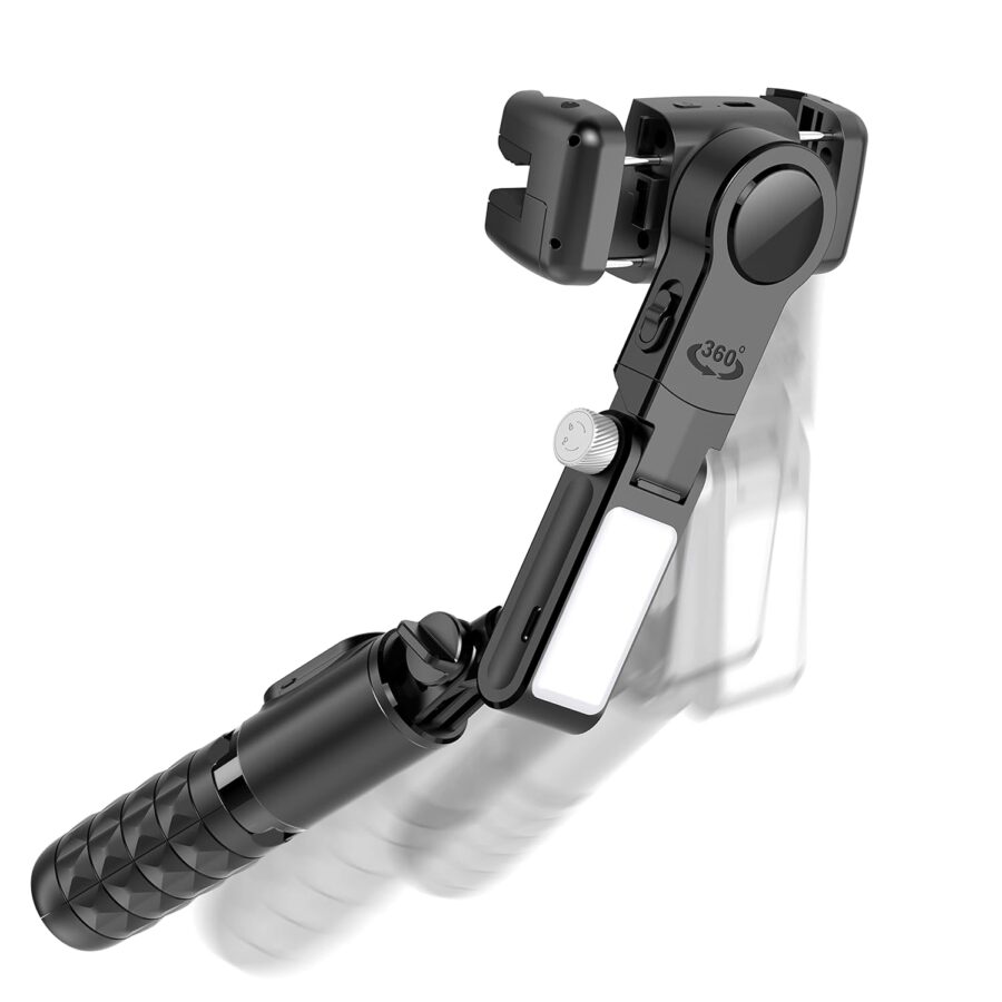 Gimbal Stabilizer Handheld Q18 360degrees Rotation Shooting Mode Selfie Stick Tripod - Image 4