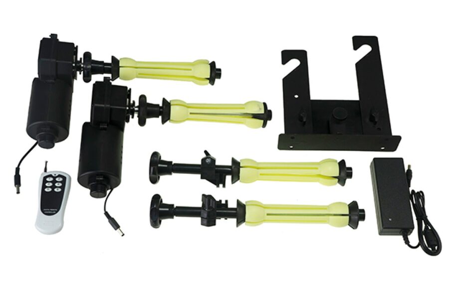 2 Roller Electric Automatic Motorized Background Backdrop Holder Mount Photography Studio - Image 2