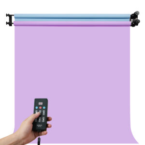 2 Roller Electric Automatic Motorized Background Backdrop Holder Mount Photography Studio