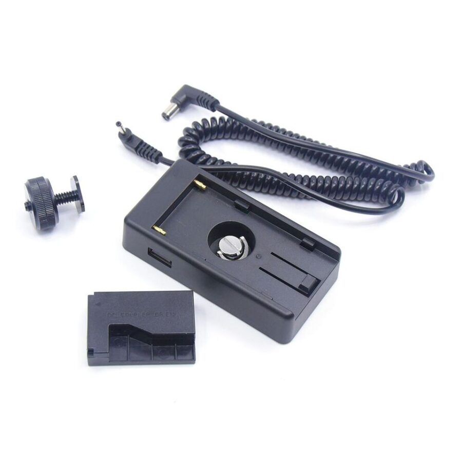 LPE12 Dummy Battery With NP-F970 Adapter Plate - Image 2