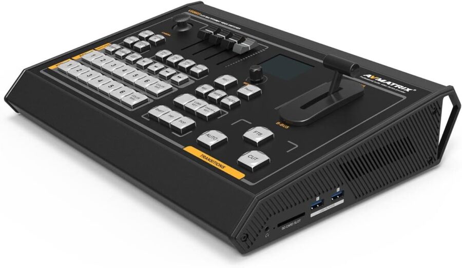 AVMATRIX VS0605U 6CH SDI/HDMI Multi-format Streaming Switcher/Mixer