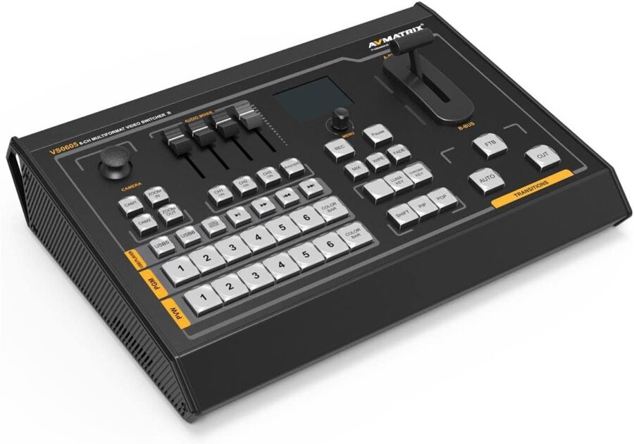 AVMATRIX VS0605U 6CH SDI/HDMI Multi-format Streaming Switcher/Mixer - Image 2
