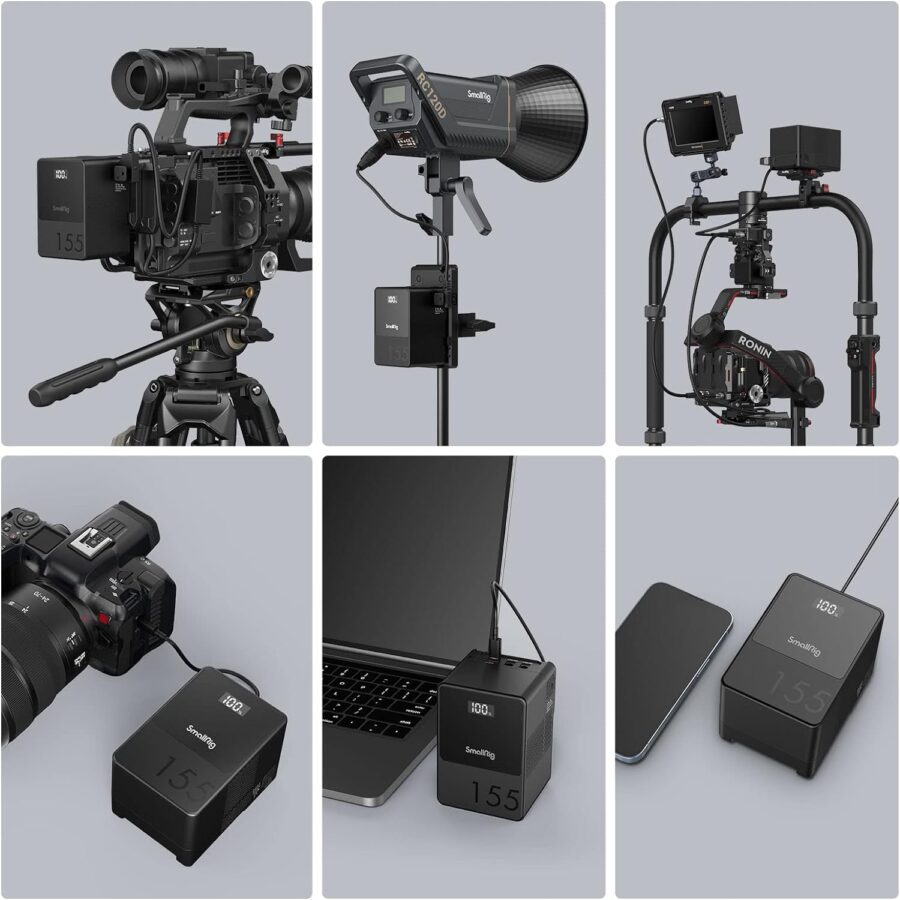 SmallRig VB155 V Mount V lock Battery - Image 8