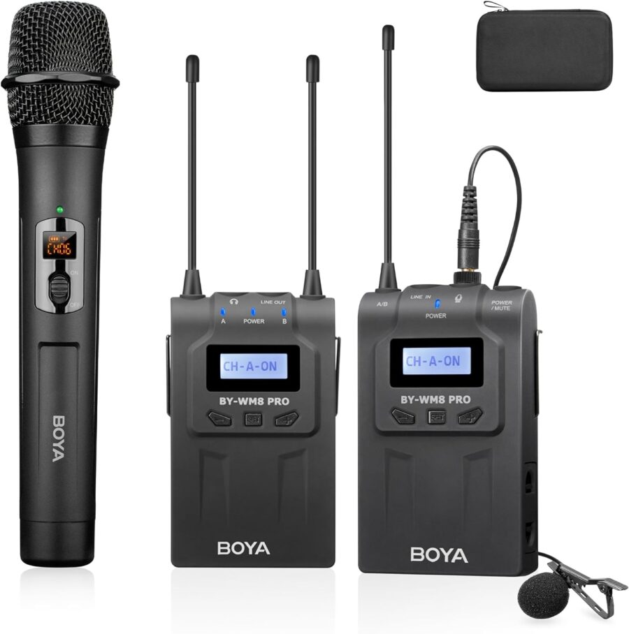 BOYA by-WM8 PRO-K4 Lapel Mic Microphone