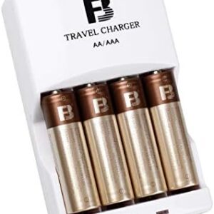 FB 4 AA Rechargeable Batteries 2500mAh plus AA/AAA Charger