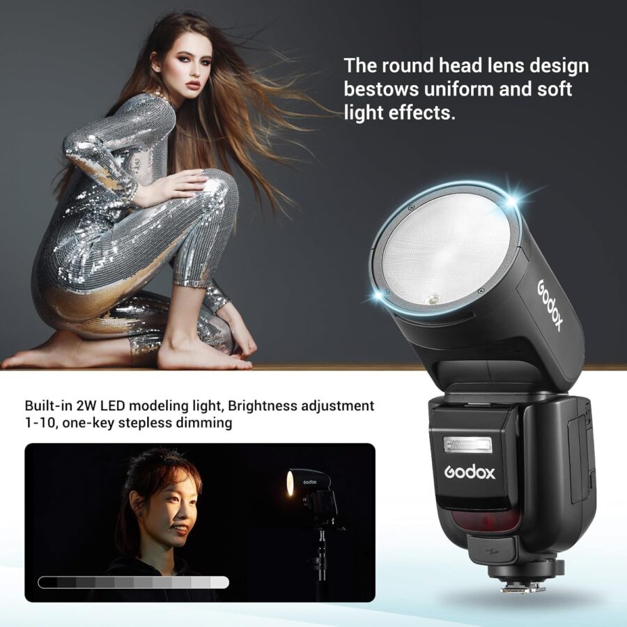 Godox V1Pro Sony Speedlight Flash Kit - Image 7