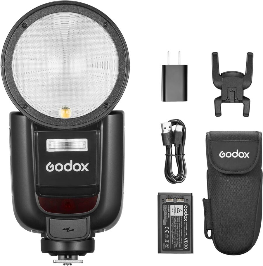 Godox V1Pro Sony Speedlight Flash Kit - Image 3