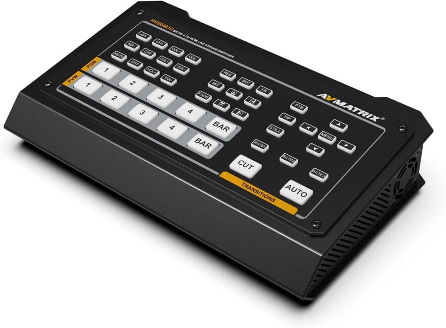 AVMATRIX HVS0401U-Micro 4-CH HDMI/ DP Video Mixer/Switcher - Image 4