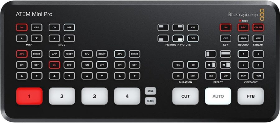 Blackmagic Design ATEM Mini Pro HDMI Live Stream Video Switcher/Mixer - Image 8
