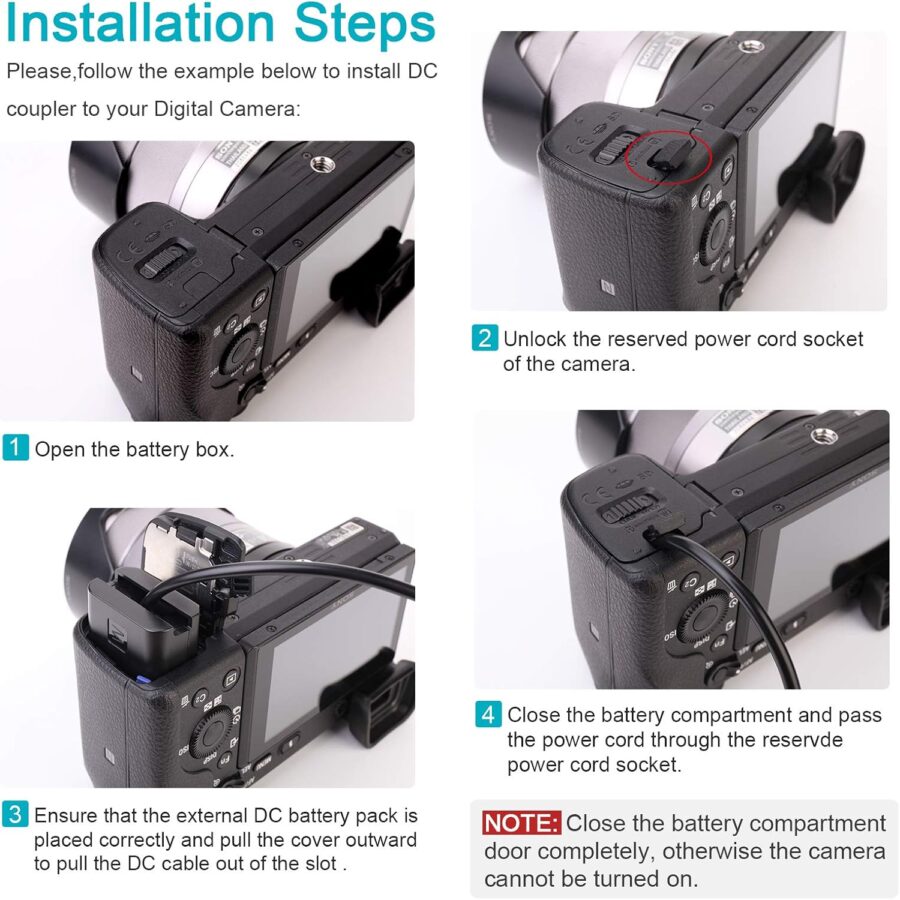 Sony AC Power Adapter NP-FW50 Dummy Battery Kit - Image 3