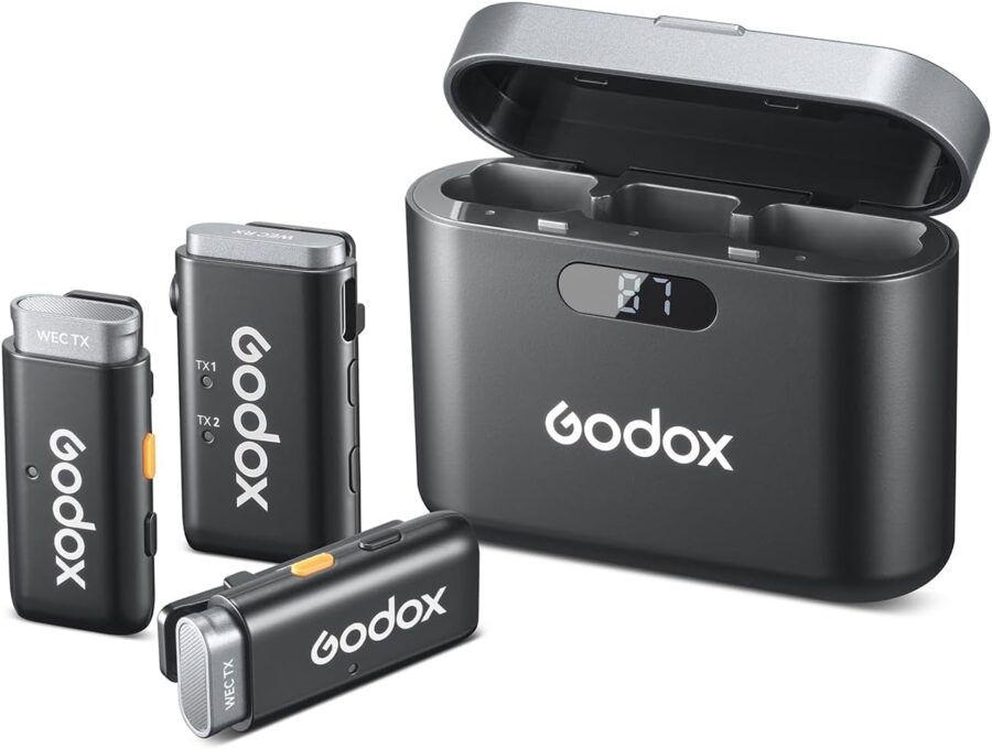 GODOX WEC Kit 2 Lapel Wireless Lavalier Microphone - Image 3