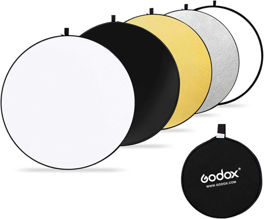 GODOX 110cm 5-in-1 Collapsible Reflector for Photography Photo Studio Shooting - Image 6