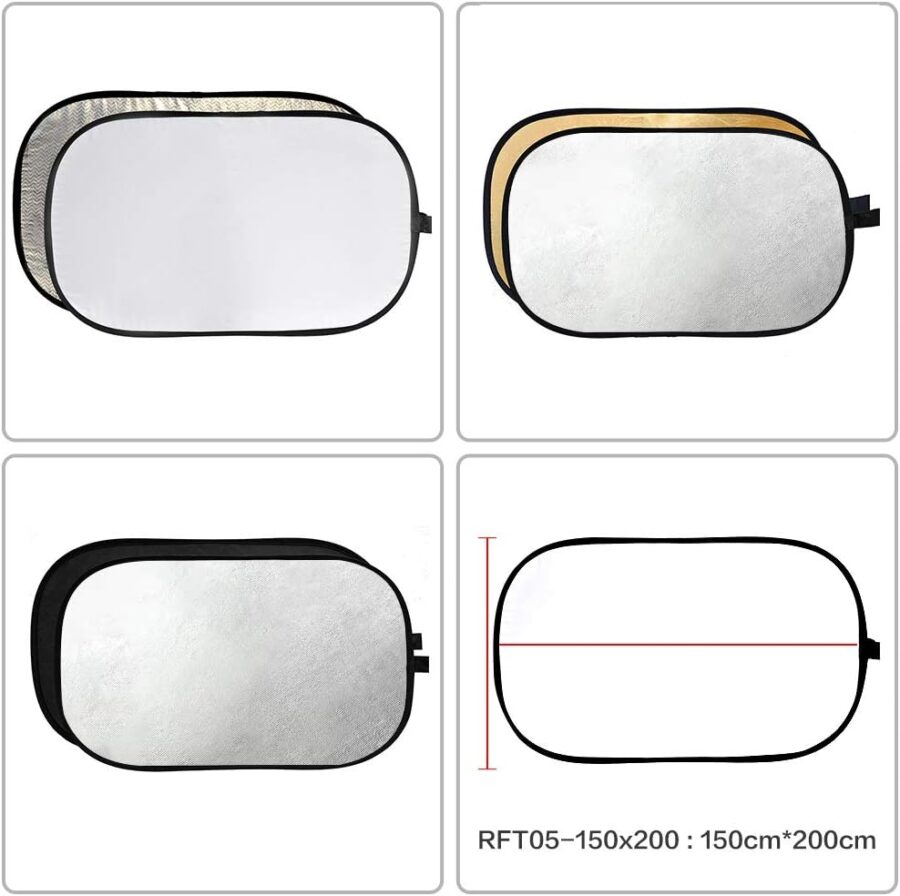 Godox 150x200cm 5-in-1 Collapsible Portable Disc Light Reflector - Image 5