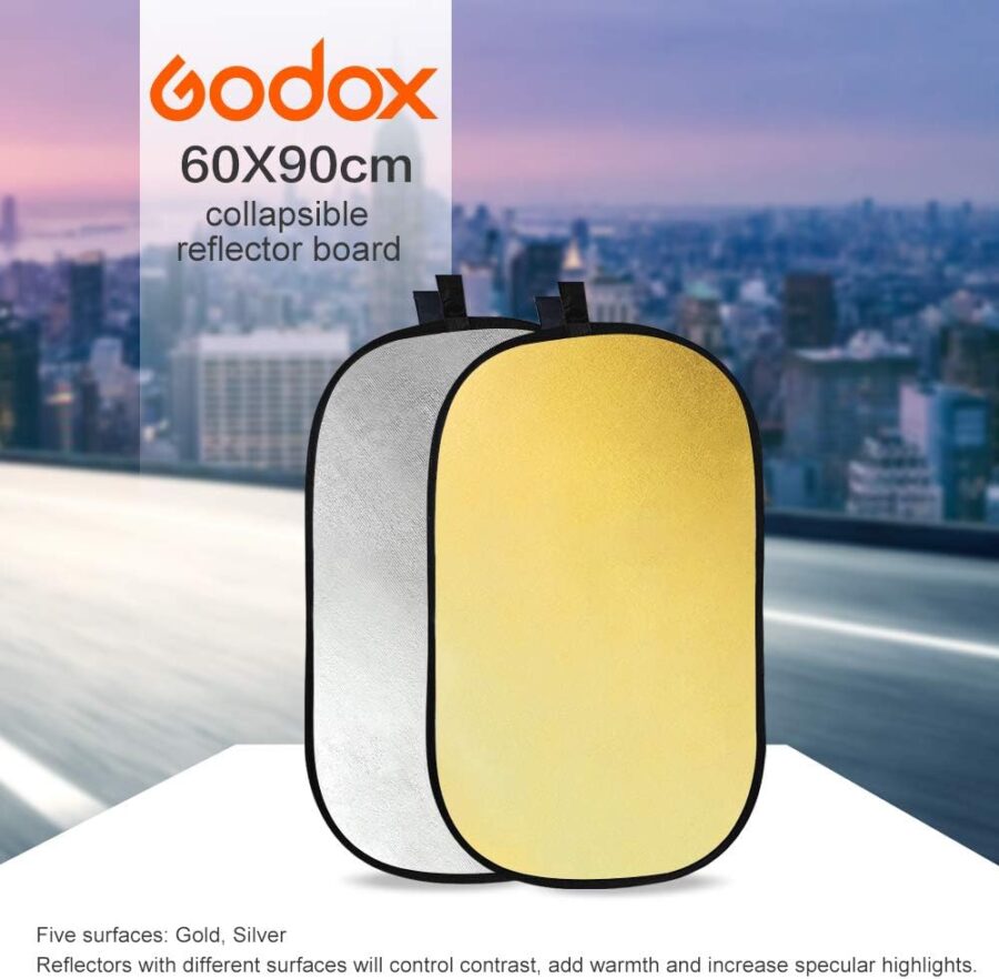 Godox 5-in-1 Oval 60cmx90cm Collapsible Photography Light Reflector - Image 3