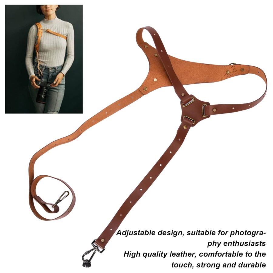 Leather Camera Strap for One Camera - Image 7
