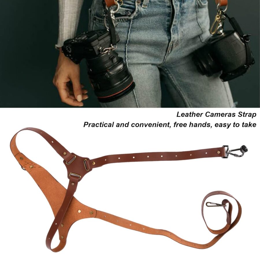 Leather Camera Strap for One Camera - Image 10