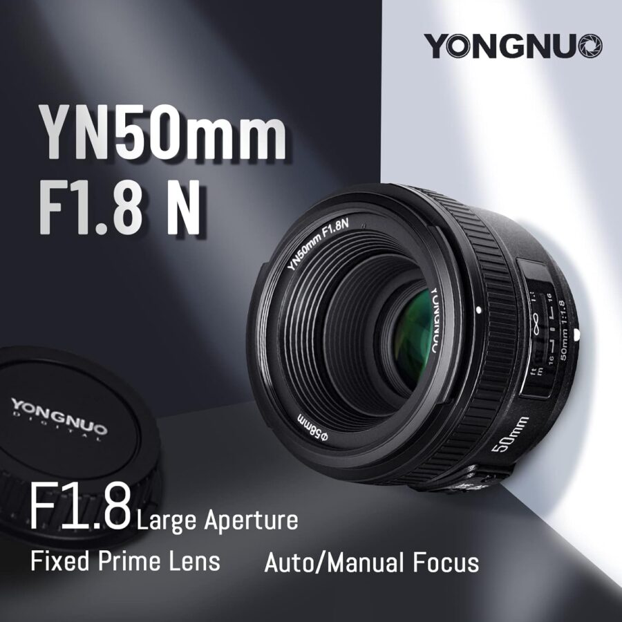 YONGNUO YN50mm F1.8N Nikon Lens - Image 3