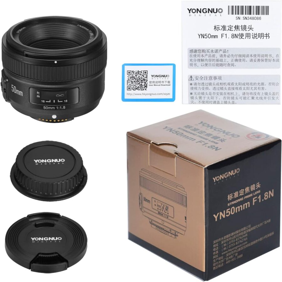 YONGNUO YN50mm F1.8N Nikon Lens - Image 4