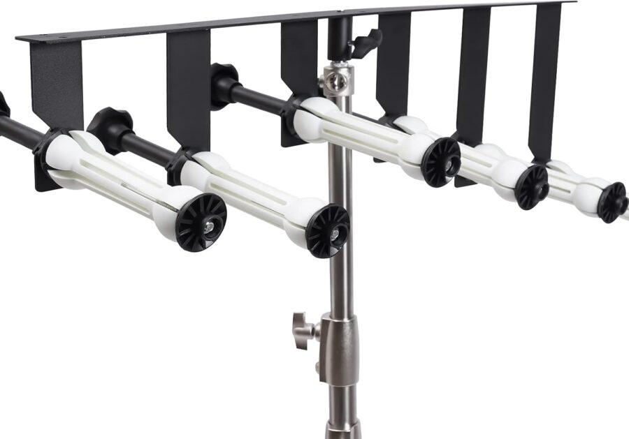 6 Roller Electric Automatic Motorized Background Backdrop Holder Support System - Image 4