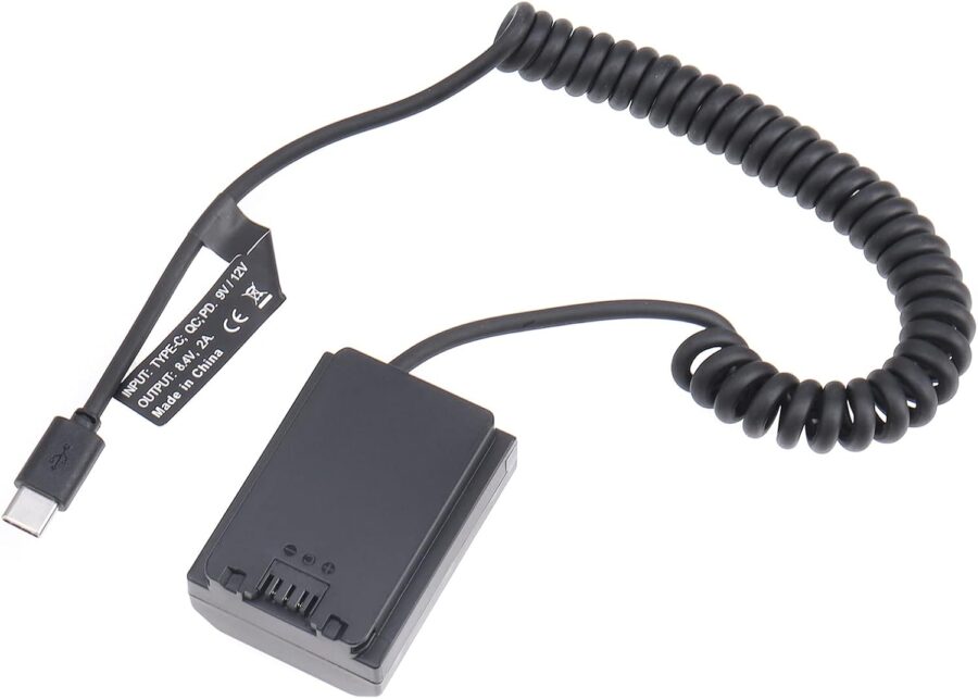 Type-C to NP-FZ100 Sony Dummy Battery Power Adapter - Image 3
