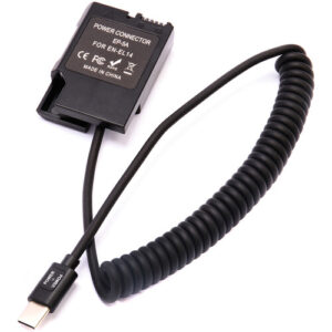 Type C to En-EL14 Nikon dummy battery