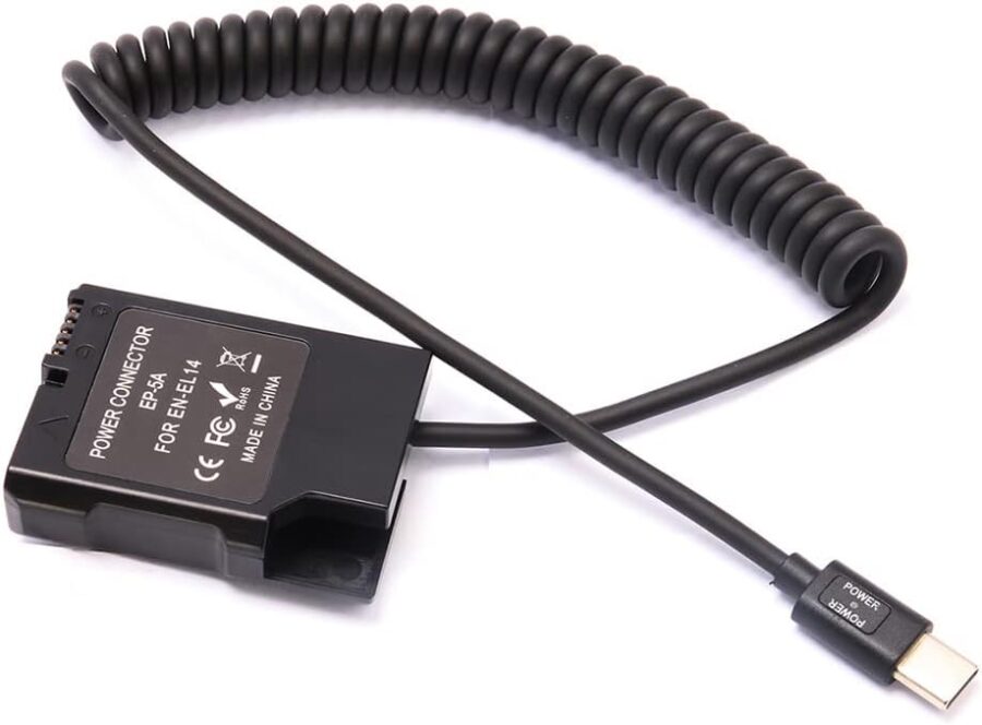 Type C to En-EL14 Nikon dummy battery - Image 7