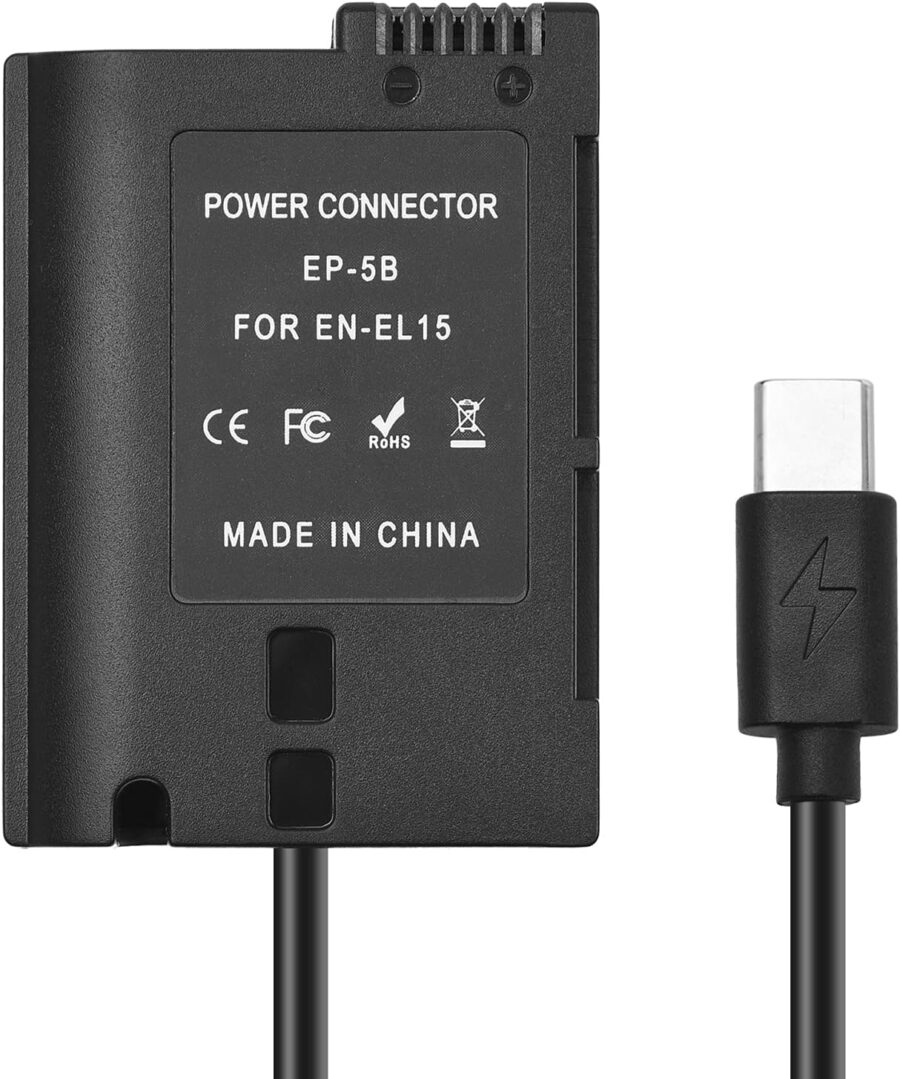 Type C to Nikon EN-EL15 dummy battery - Image 4