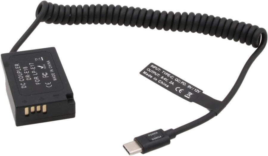 Type C to LP-E17 Canon Dummy Battery - Image 3