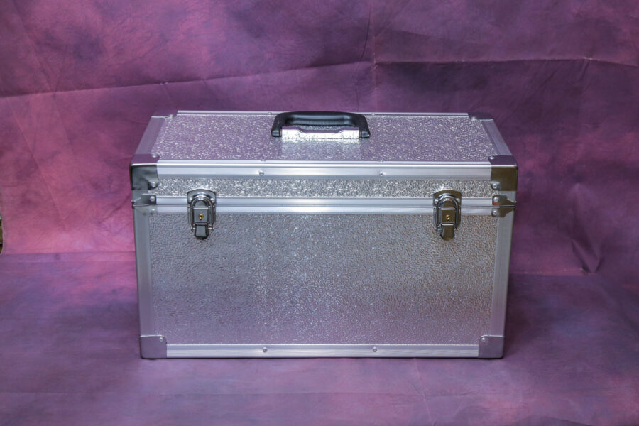 Aluminum  camera case, portable storage carrying case with padded foam flight case - Image 2