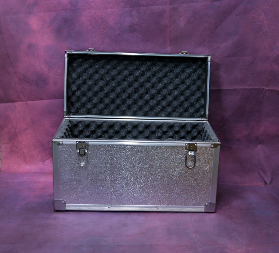 Aluminum  camera case, portable storage carrying case with padded foam flight case - Image 6