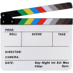 White Clapper Board Slate for films available in Nairobi