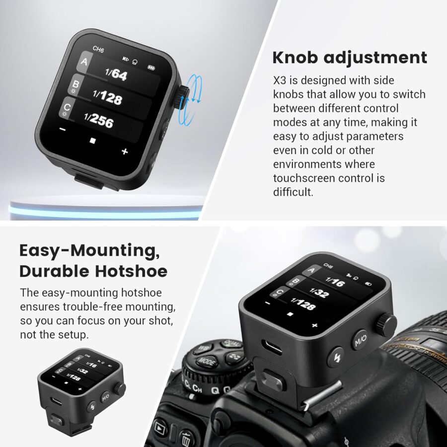 Godox X3-NIKON Touchscreen TTL Wireless Flash Trigger - Image 3