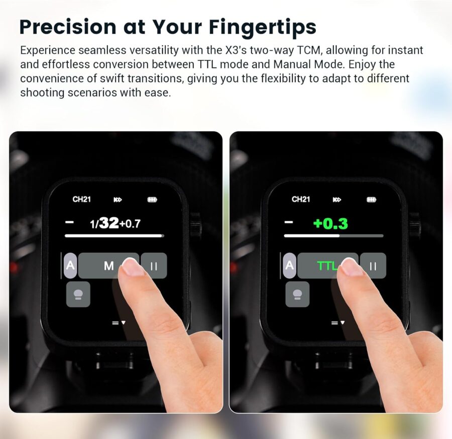 Godox X3-NIKON Touchscreen TTL Wireless Flash Trigger - Image 4
