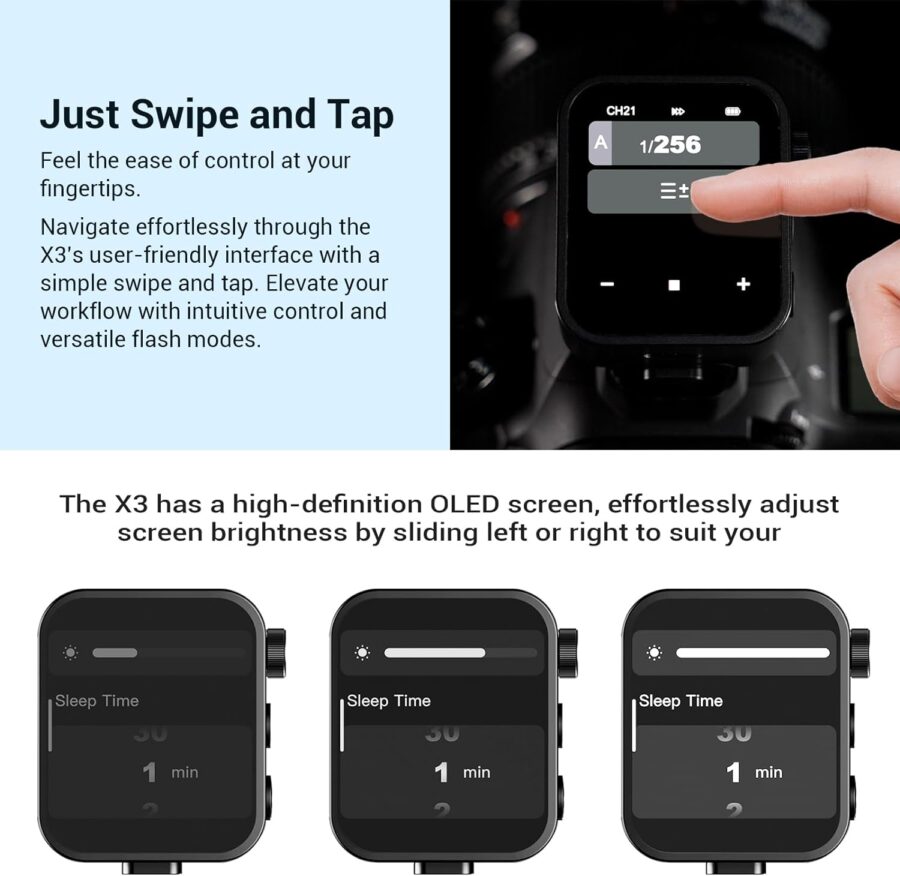 Godox X3-NIKON Touchscreen TTL Wireless Flash Trigger - Image 6