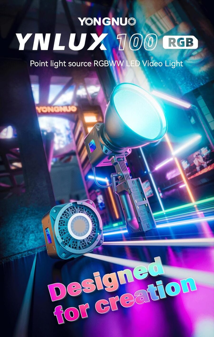 YONGNUO YNLUX100 RGB LED VIDEO LIGHT - Image 7
