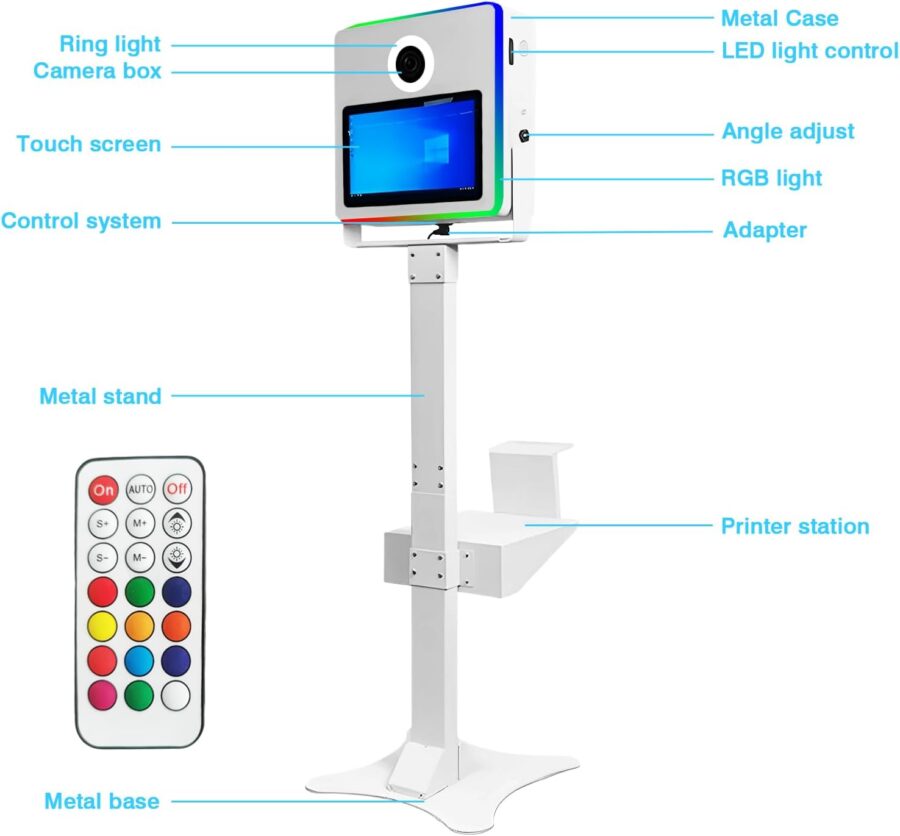 16 inch DSLR Portable Photo Booth Machine with Touch Screen - Image 2