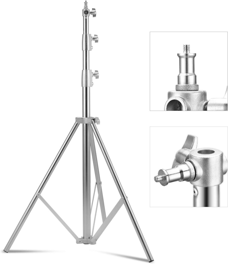 Stainless Steel Light Stand 2 point 2metres
