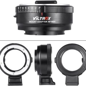 Viltrox NF NEX Manual Focus Lens Mount Adapter for Nikon