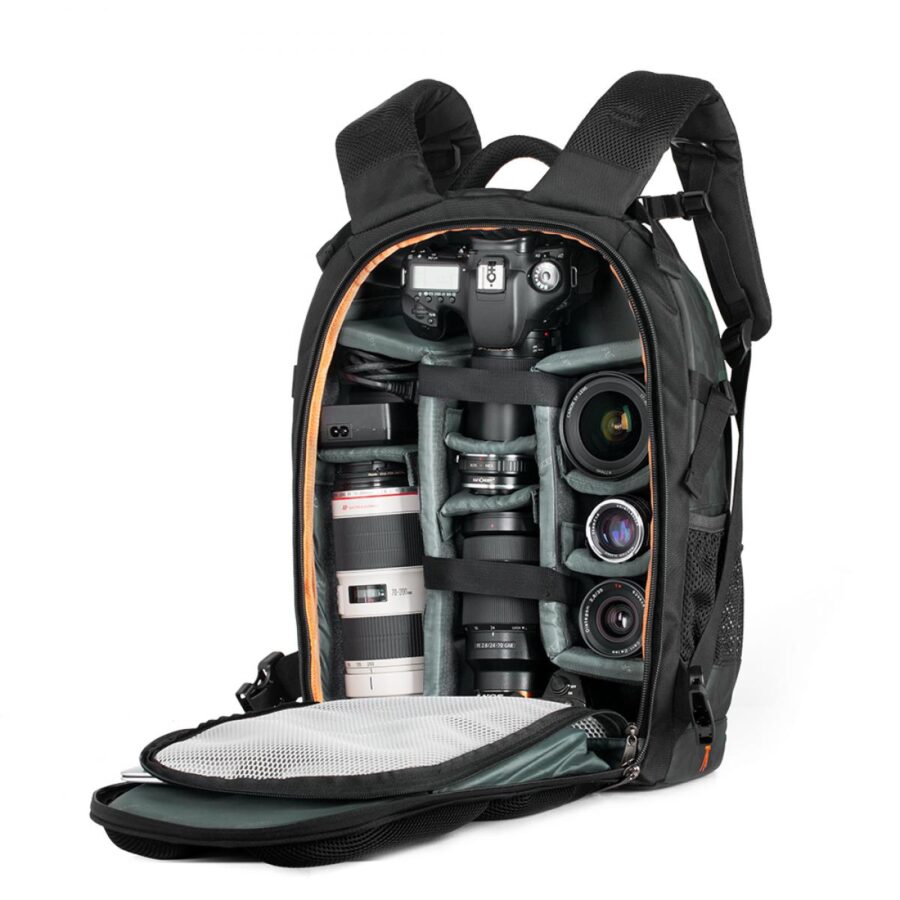 K&F Camera Bag Large Multifunctional Digital SLR Camera Backpack Suitable for Outdoor Travel Photography 31*24*46cm - Backpack 23L Nature Wander 06 (Camouflage)