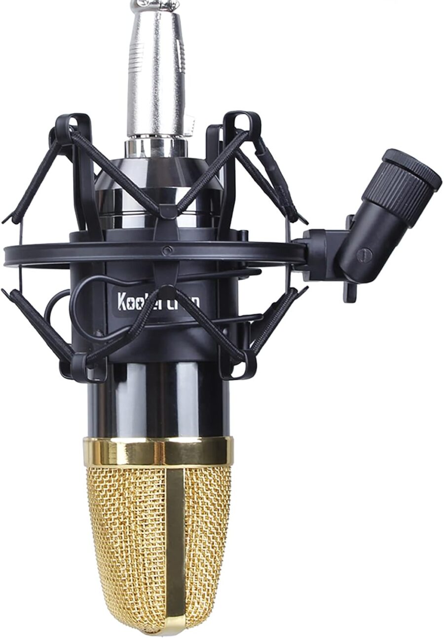 Koolertron Microphone Shock Mount - Universal Anti-Vibration Mic Holder