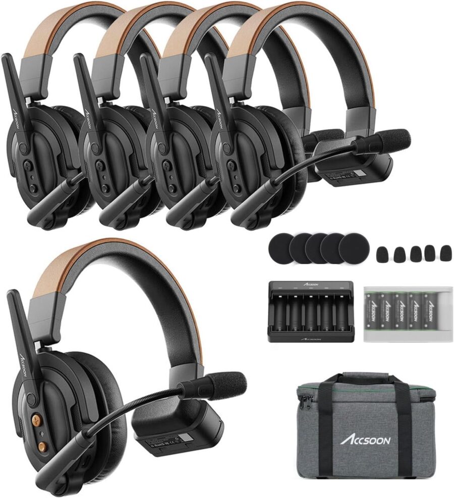 Accsoon Como SE 5 Person Wireless Intercom Headset System