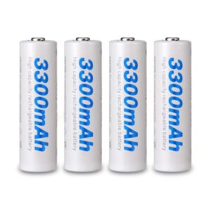 Beston Rechargeable AA Batteries 3300mAh Pack of 4
