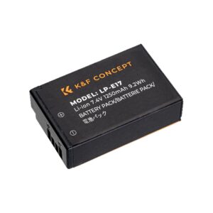 K&F Concept Canon LP E17 Battery1250mAh 1pc