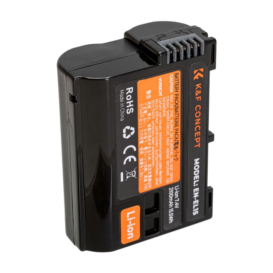 K&F Nikon EN EL15 Camera Battery for Nikon Cameras